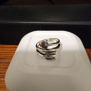 James Avery Arrow & Heart Ring